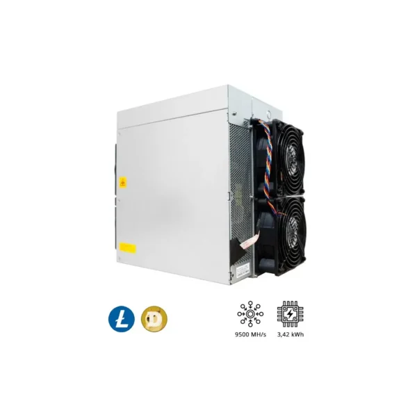 ASIC stroj na těžbu kryptoměn Litecoin a Dogecoin Antminer L7 9500 MH/s 3,42 kWh