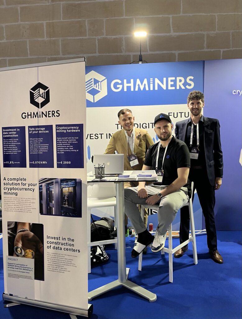 Tým GH miners na konferenci o kryptoměnách